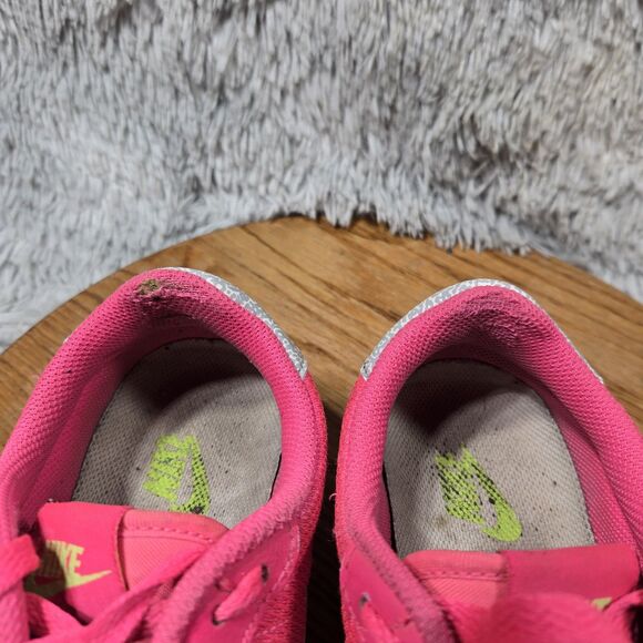 2014 NIike Dual Fusion Women Size 7 Y2K Style Pink Leather Low Shoes 631764-617 - Picture 5 of 13